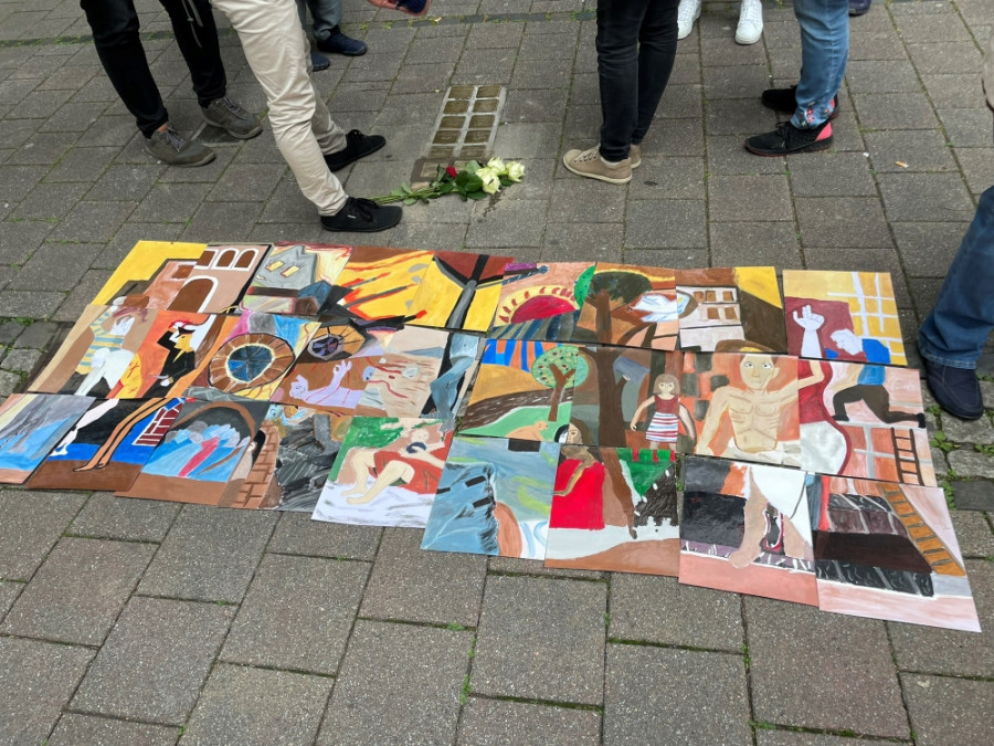 Gedenkveranstaltung zum Ende des Zweiten Weltkrieges und Stolpersteinverlegung
